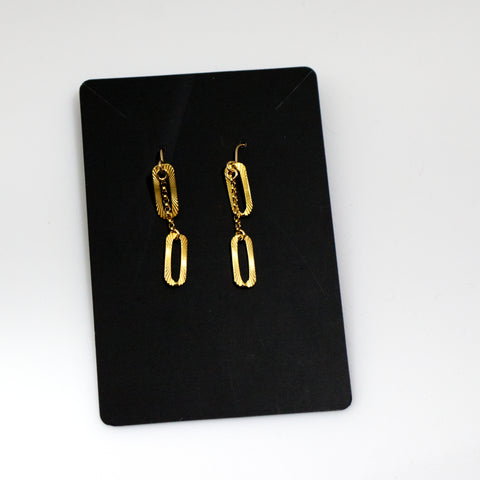 Tick Tock Earrings [gold filled]
